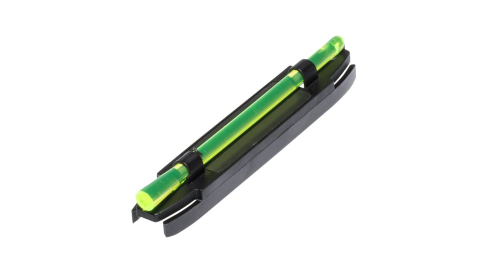 Hiviz Magnetic Shotgun Sights,Ultra Narrow, Green Light Pipe,  S200G
