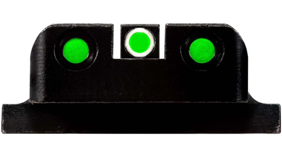 HiViz LiteWave H3 Tritium/Litepipe Pistol Night Sight Set - Fits All S&amp;W M&amp;P Full Size &amp; Compact In All Calibers, Except M&amp;P CORE/ 22/ Long Slide