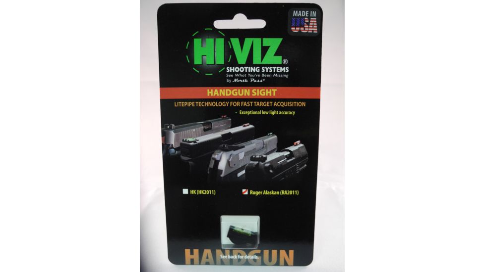 Hiviz RA2011-G, Ruger Alaskan, Front Sight Green RA2011-G