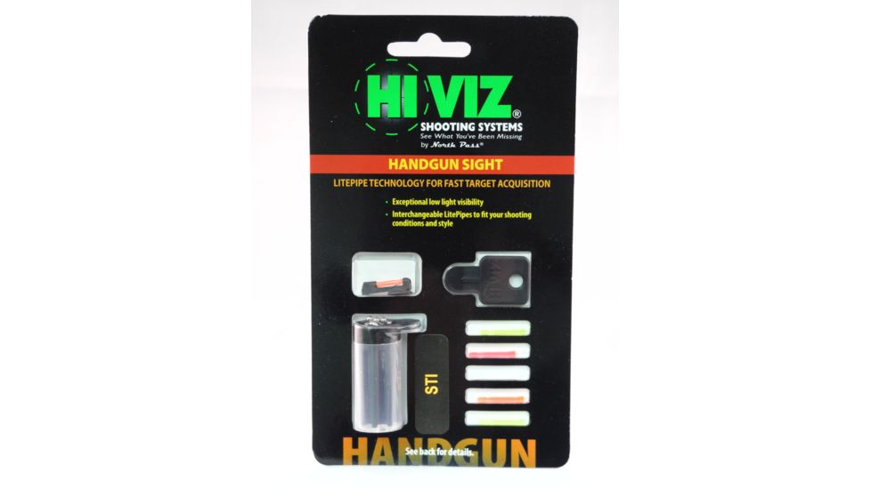 Hiviz STI2008, STI Interchangeable Front Sight, Red/Green STI2008