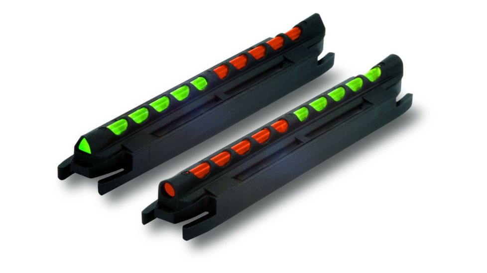 Hiviz Two-In-One Magnetic Base, Rib Shotgun Sight Model 350, Medium, Green/Orange TO350