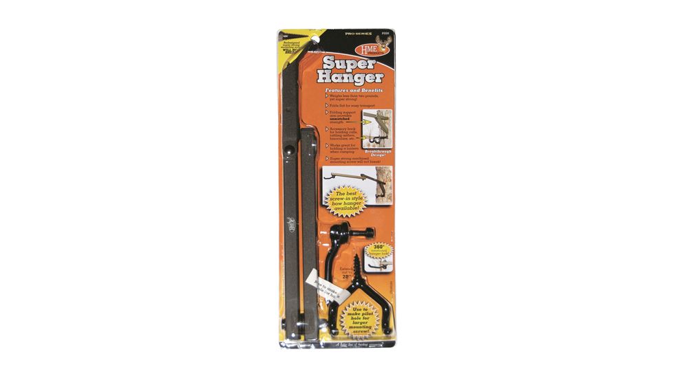 Hme Products HME Pro Series Super Bow Hanger 20in W/acc Hooks, 1ea