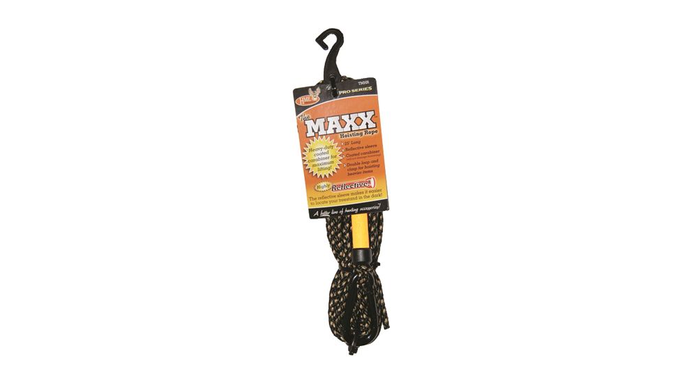 Hme Products HME inthe Maxxin Hoist Rope W/carabiner Hook 25ft, 1ea