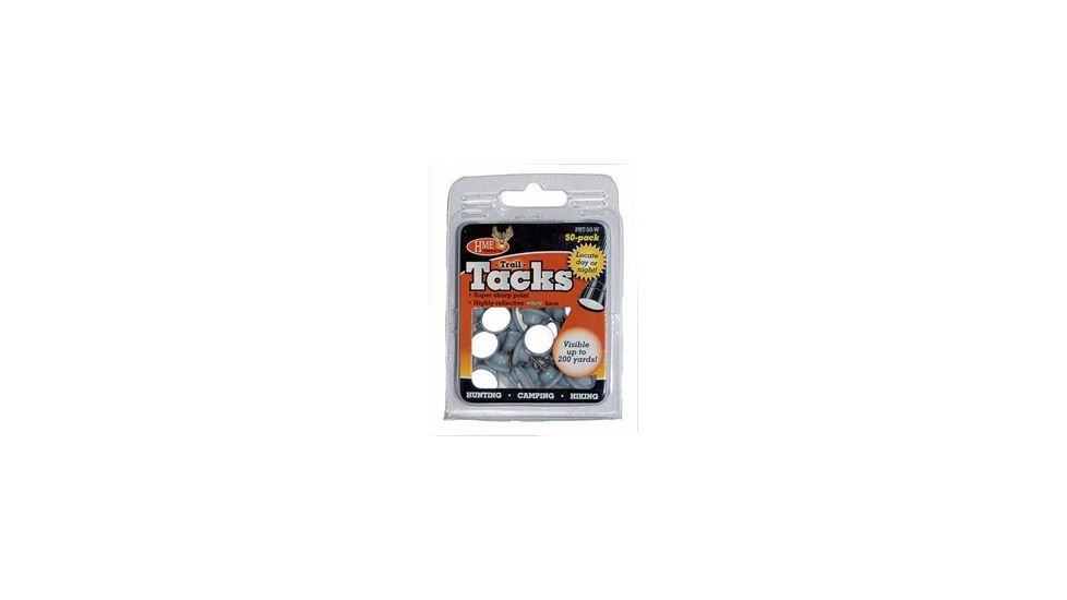 HME Products Plastic Reflective Tack, White, Pack of 50, HME-PRT-50-W