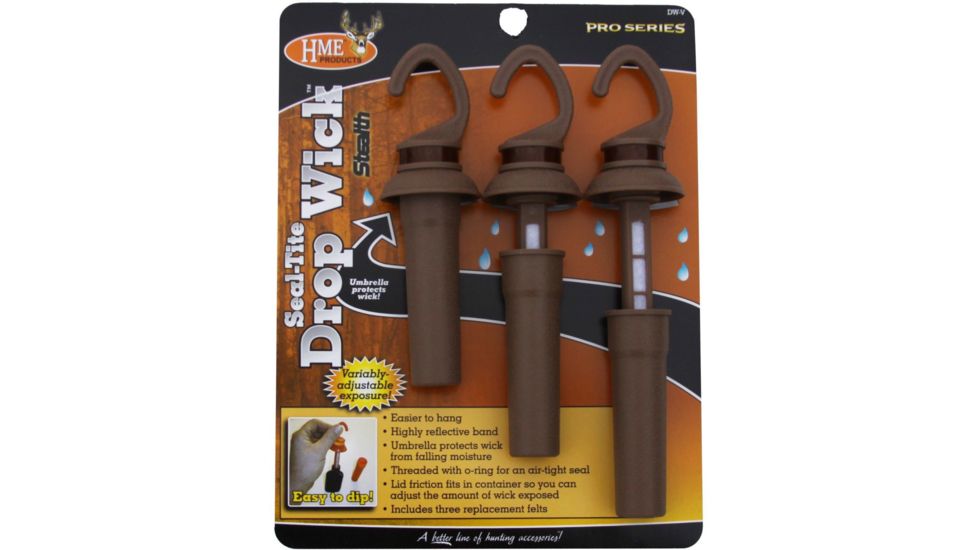 HME Products Seal-Tite Drop Wick, Olive, Pack of 3, HME-DW-V