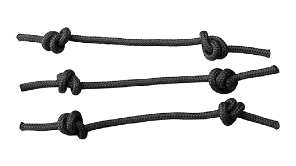 HME String Loops - 3 pack, Black, HME-STLPS-3PK