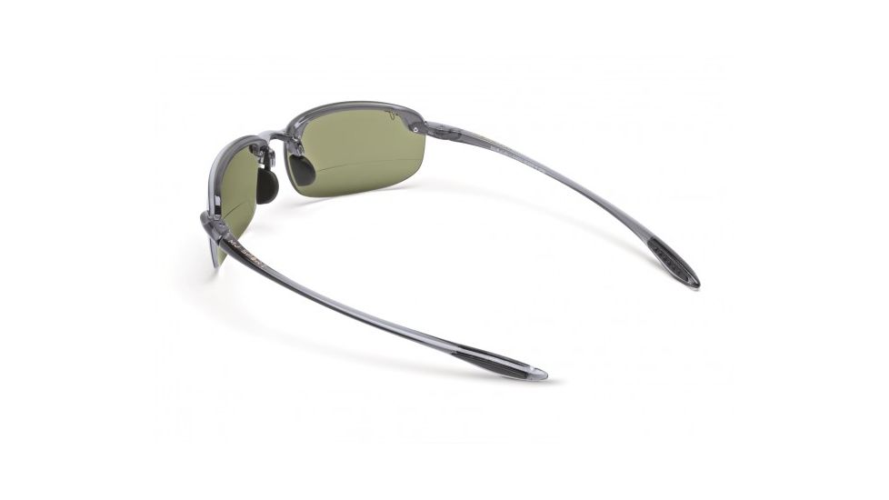Maui Jim Ho'okipa Reader Sunglasses w/ Smoke Grey Frame and Maui HT 1.50 Magnification Lenses - HT807-1115, Back View