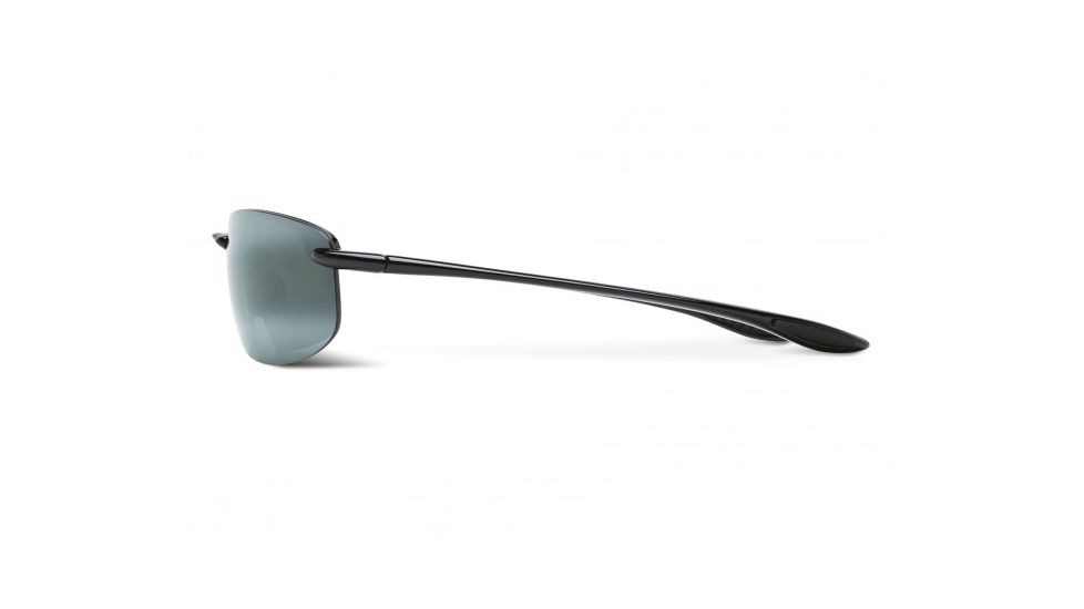 Maui Jim Ho'okipa Reader Sunglasses w/ Gloss Black Frame and Neutral Grey 1.50 Magnification Lenses - G807-0215, Side View