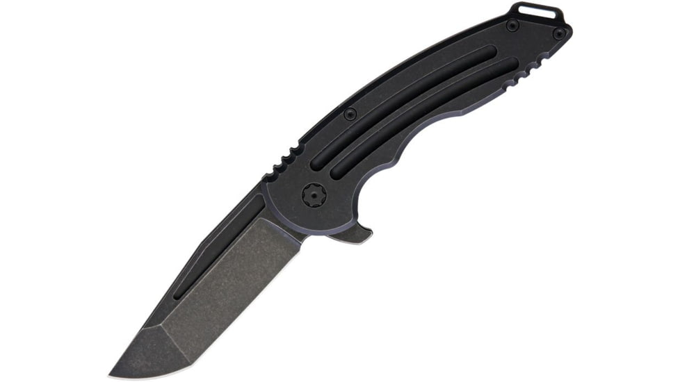 Hoback Knives Husky Framelock Titanium Black