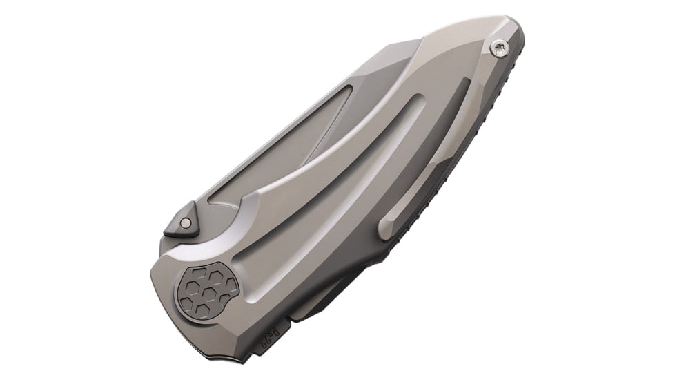 Hoback Knives Sumo Button Lock Light Gray