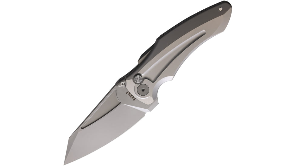 Hoback Knives Sumo Button Lock Light Gray