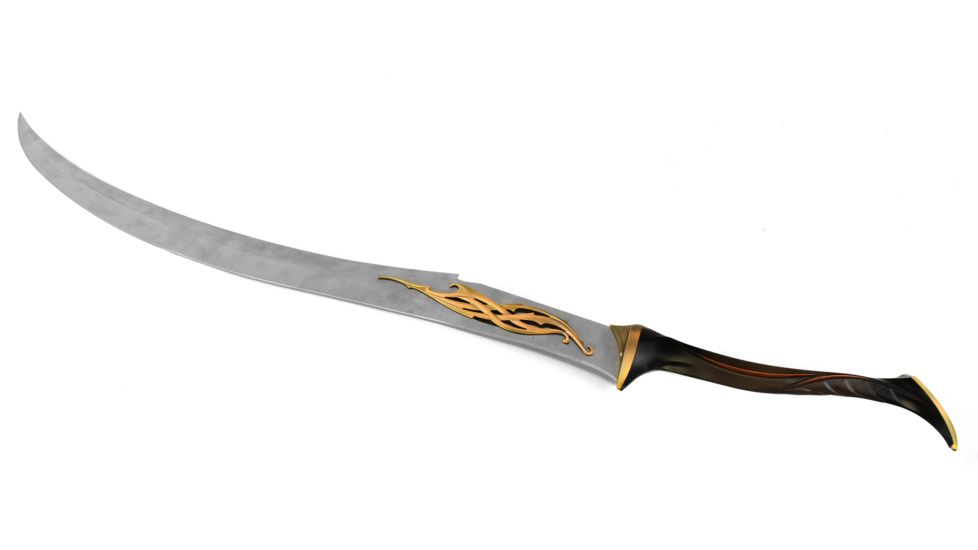 Hobbit Mirkwood Infantry Sword w/Wood Display UC3100