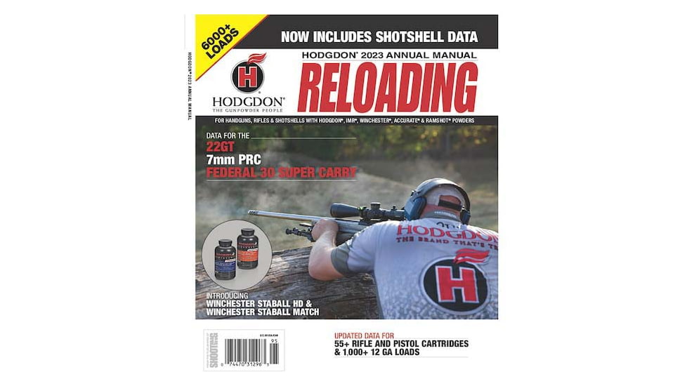 Hodgdon Powder 2023 Annual Manual Reloading, 20th Edition, AM23