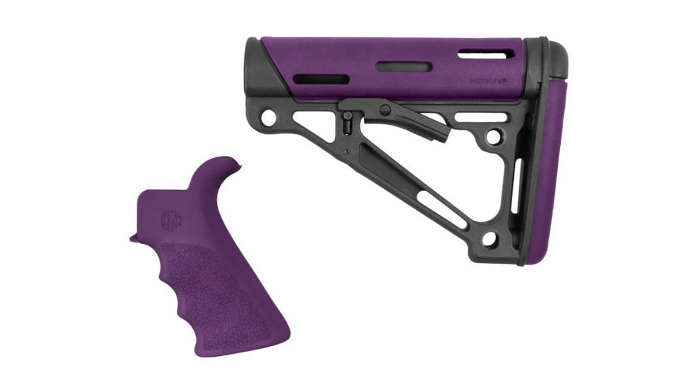 HOG 15655 AR15KIT FG GRP/OM STK PURPLE