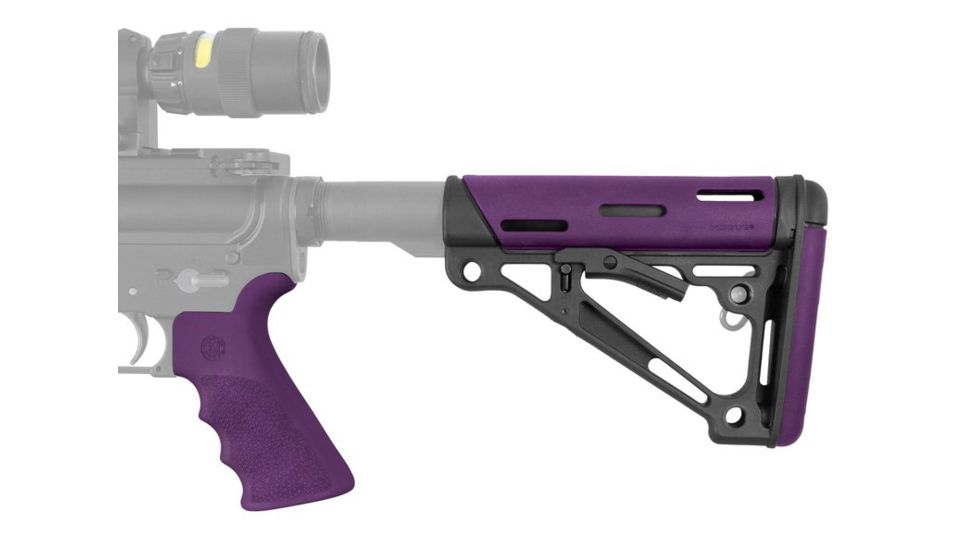 HOG 15655 AR15KIT FG GRP/OM STK PURPLE