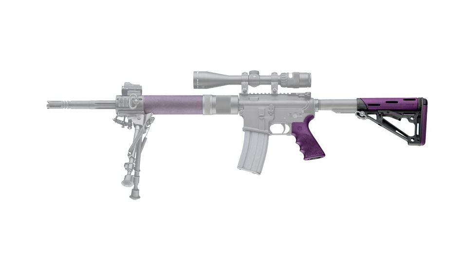 HOG 15655 AR15KIT FG GRP/OM STK PURPLE