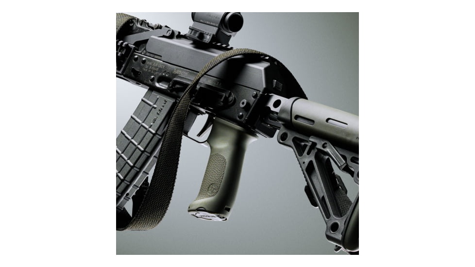 Hog 74031 Ak47/74 Rub Pistol Grip W/Door Fng Groove Odg, 187497