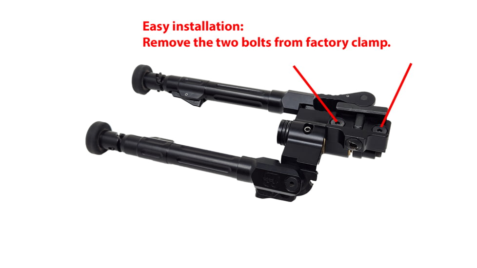 Hog Saddle ARMS Pattern Bipod Plate for J-Clamp or K-Clamp