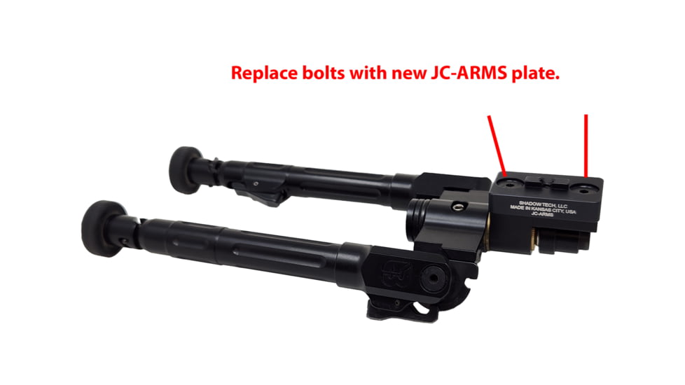 Hog Saddle ARMS Pattern Bipod Plate for J-Clamp or K-Clamp