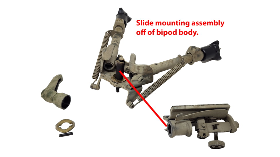 Hog Saddle Harris Bipod Adapter plate for J-Clamp or K-Clamp