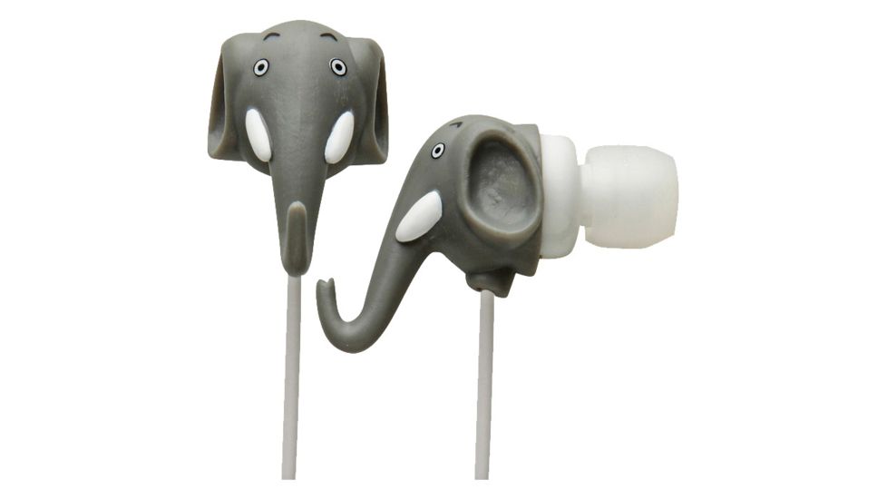 Hog Wild Zoo Earbuds-elephant 66002