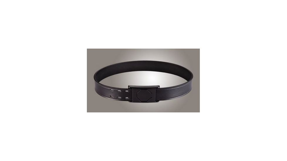 HOGUE 1-3/4in. Black 50in. Waist Off-Duty Belt Nytek Lining 2 row Stitching w/ 1 Piece Safety Buckle Polymer, Black 50250