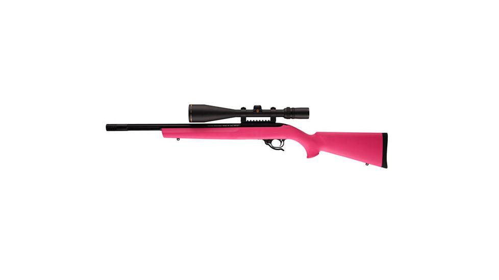 Hogue OverMolded Stock w/Standard Barrel Channel, Pink - Ruger 10/22 Ruger - 22700