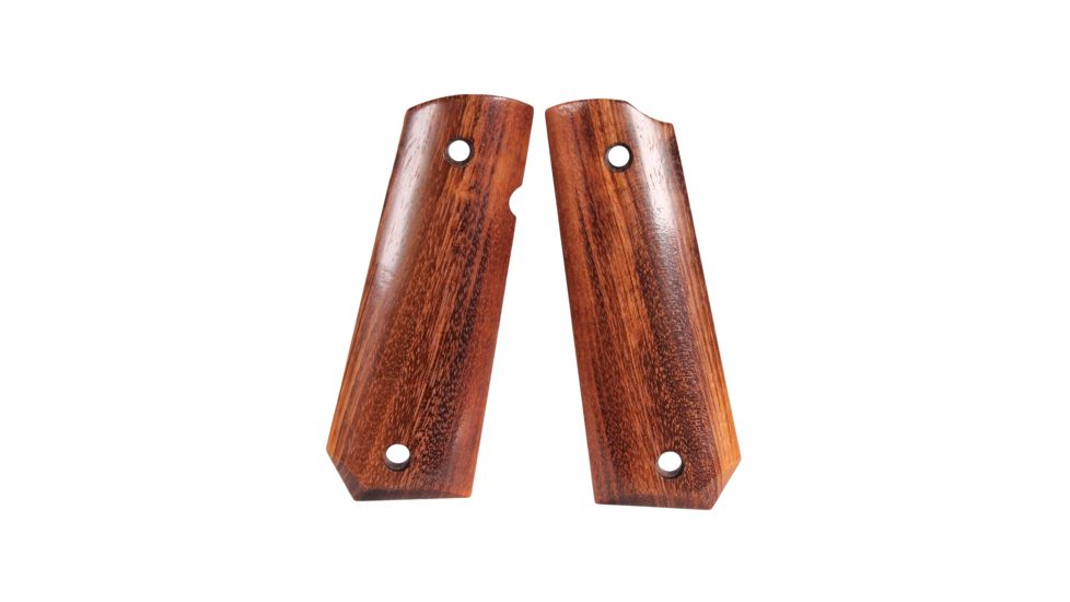 Hogue 1911 Govt. Ambidextrous Safety Cut Grip, Model Bobtail, Smooth, Goncalo, 45250
