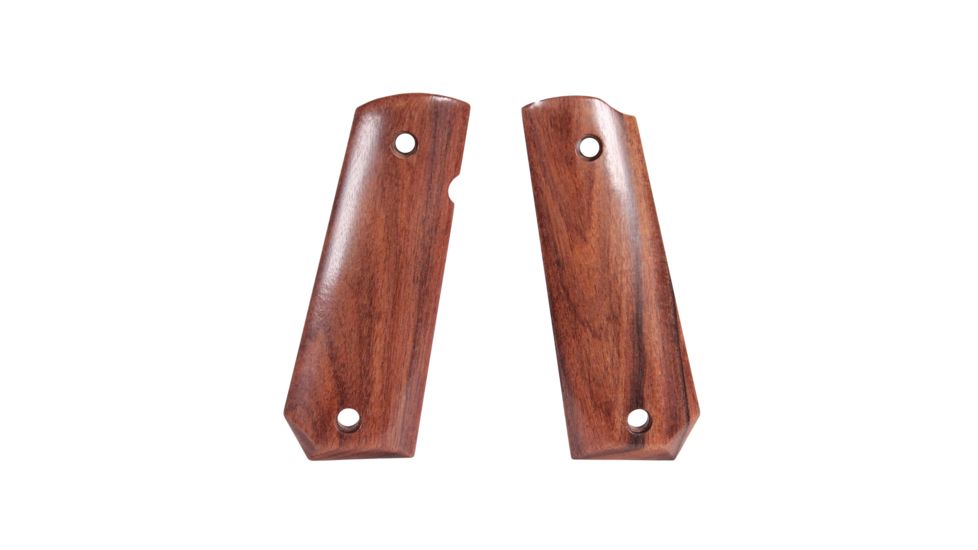 Hogue 1911 Govt. Ambidextrous Safety Cut Grip, Model Bobtail, Smooth, Pau Ferro, 45350