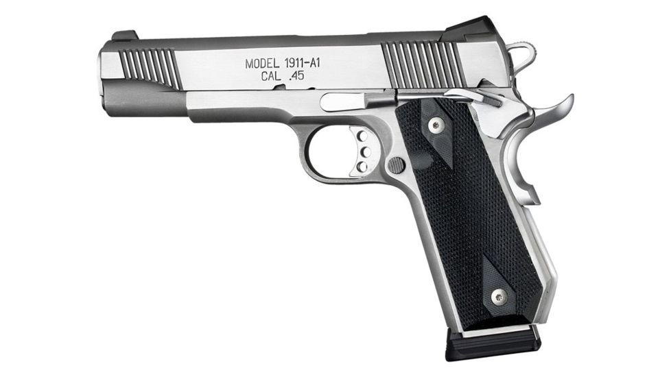 Hogue 1911 Govt. Grip, Model Bobtail, Checkered, G10, Black 01959