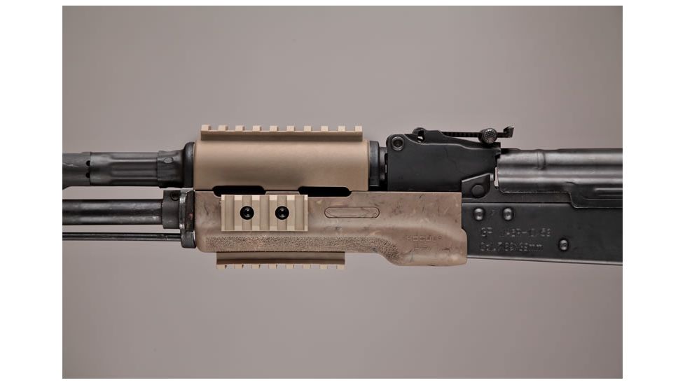 Hogue Ak 47ak 74 Standard Chinese And Russian Forend With Ghillie Tan Rubber Gripping Area 74904