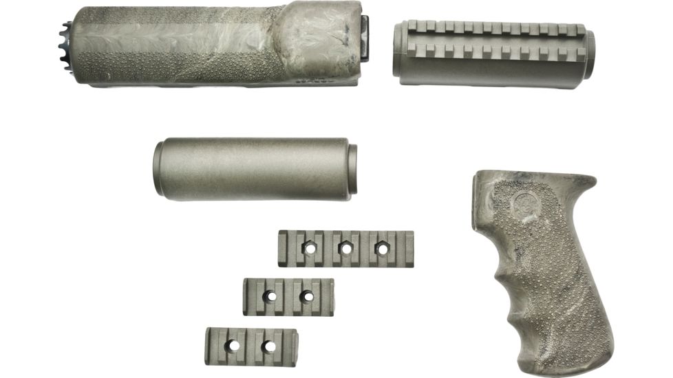 Hogue Ak 47ak 74 Standard Chinese And Russian Kit Overmolded Grip And Forend Ghillie Green 74808 1h Gu 74808