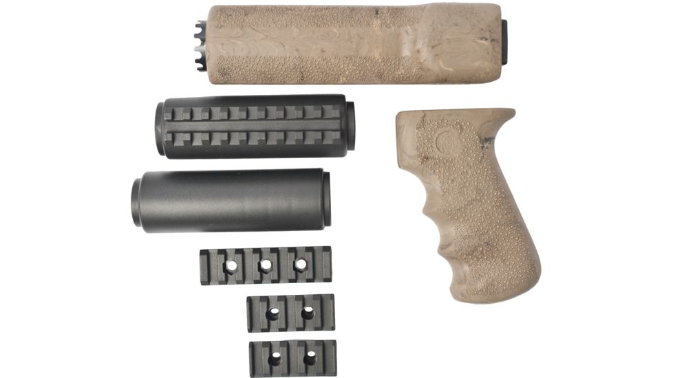Hogue Ak 47ak 74 Standard Chinese And Russian Kit Overmolded Grip And Forend Ghillie Tan 74908 1h Gu 74908