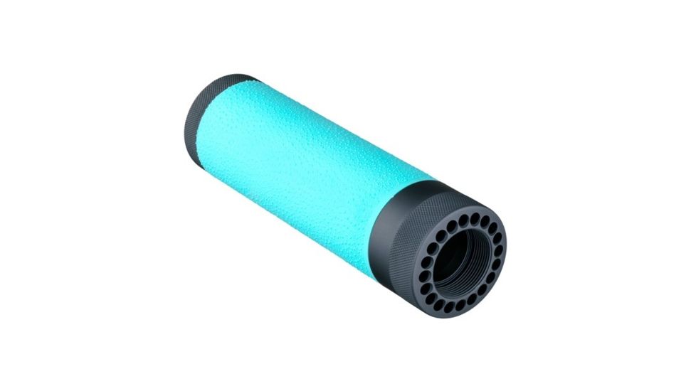 Hogue AR-15/M-16 Free Float Forend with Aqua Gripping Area, Aqua, Carbine 13414