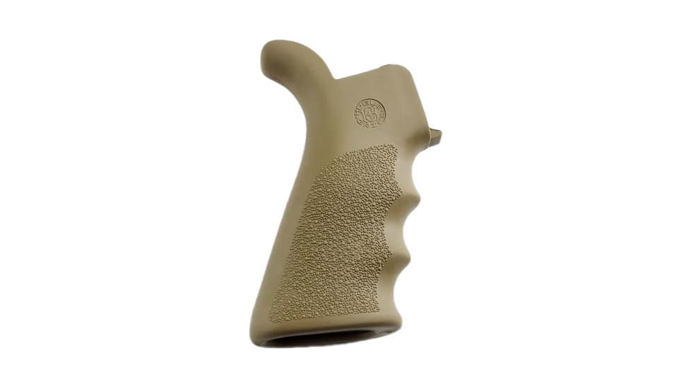 Hogue AR-15/M-16 Rubber Grip Beavertail with Finger Grooves Desert Tan 15023