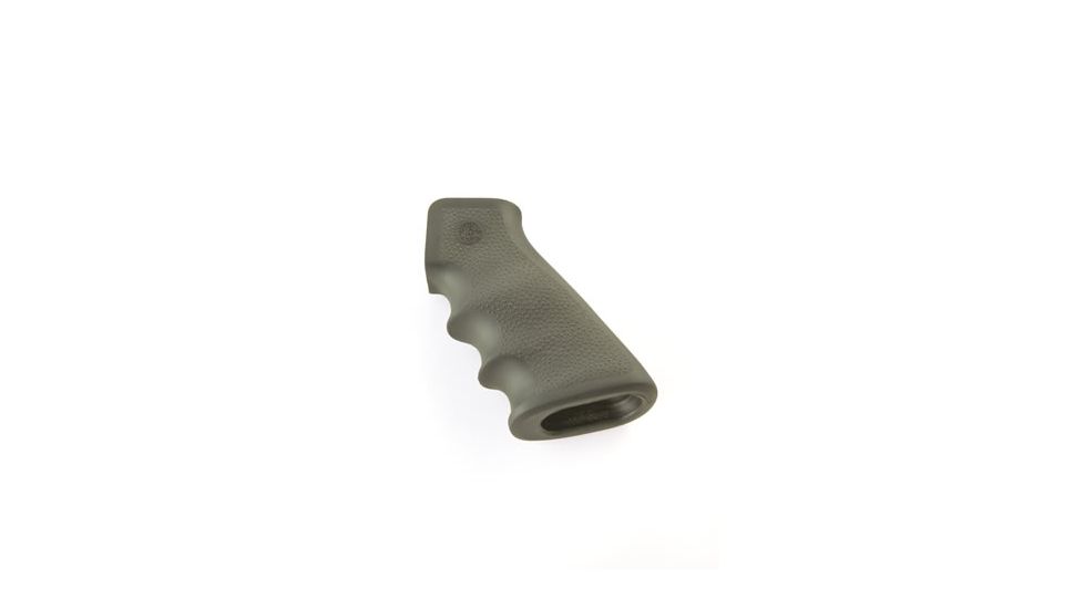 Hogue AR-15/M-16 Rubber Grip with Finger Grooves OD Green 15001