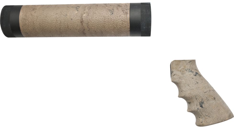 Hogue Ar 15m 16 Mid Length Kit Om Gun Grip And Free Float Forend Ghillie Tan 15928 1h Gu 15928