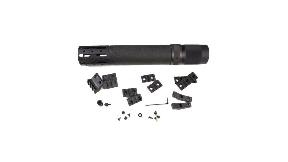 Hogue AR15/M16 Rifle Length FF Forend w/ OM Grip Area/Accessory Attachments, Black 190595