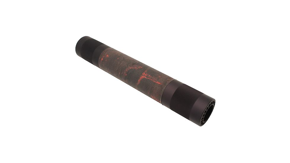 Hogue AR15/M16 Soft Rubber OverMolded Monogrip and Aluminum FF Forend, Red Lava 196017