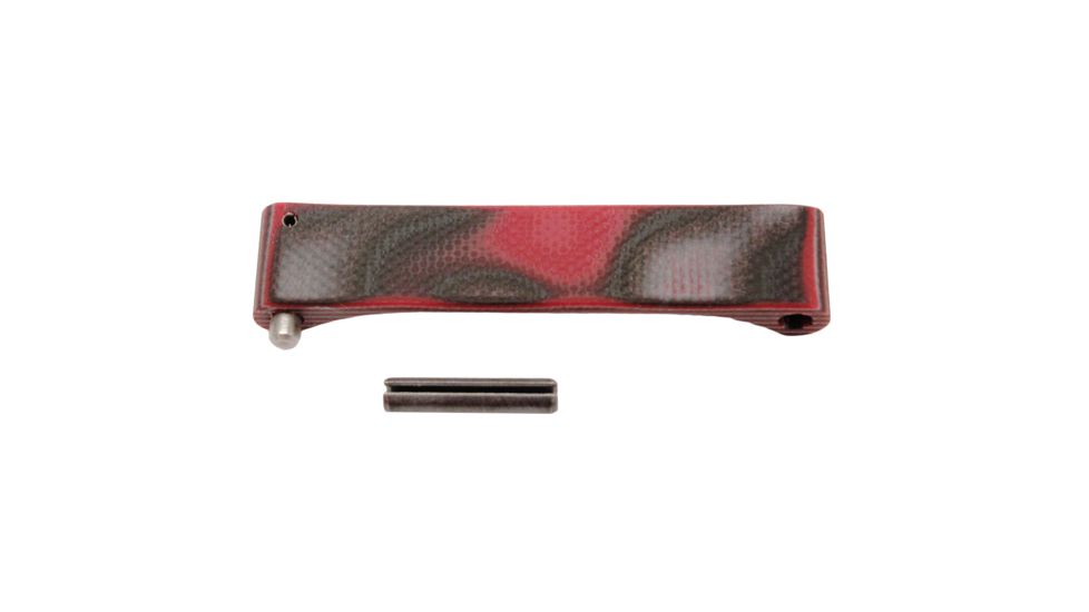 Hogue AR15/M16 St Trigger Guard G10 w/ Extreme Series Aluminum Grip, G-Mascus Red Lava 196033