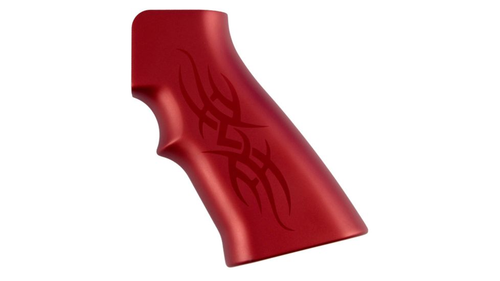 Hogue AR15 / M16 Tribal Aluminum - Red Anodized 15122