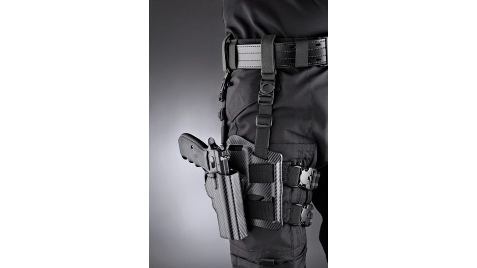 Hogue ARS Holster Thigh Rig CF Weave, Black 530
