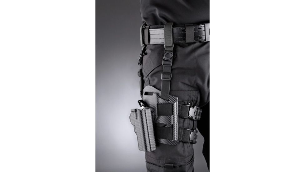 Hogue ARS Holster Thigh Rig CF Weave, Black 530