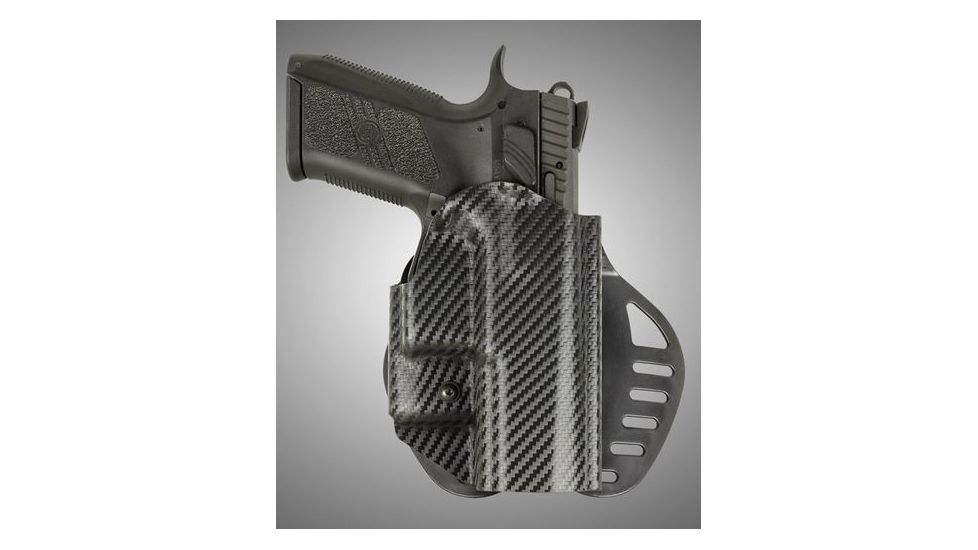 HOGUE ARS Stage 1, Carry CZ P-07 Right Hand Holster CF Weave, Black 52877