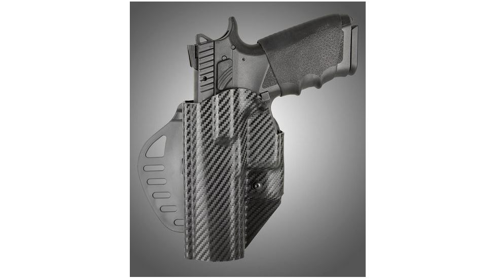 HOGUE ARS Stage 1, Carry CZ P-09 Left Hand Holster CF Weave, Black 52979