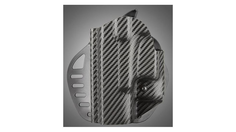 HOGUE ARS Stage 1, Carry Glock 18, 19, 23, 25, 32, 38 Left Hand Holster CF Weave, Black 52919