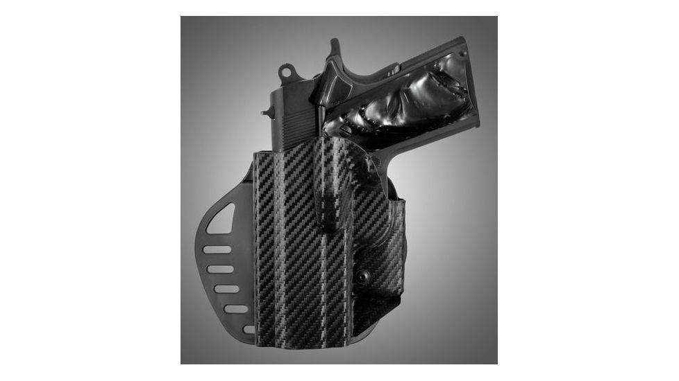 HOGUE ARS Stage 1, Carry Officer Model 1911 Left Hand Holster CF Weave, Black 52943