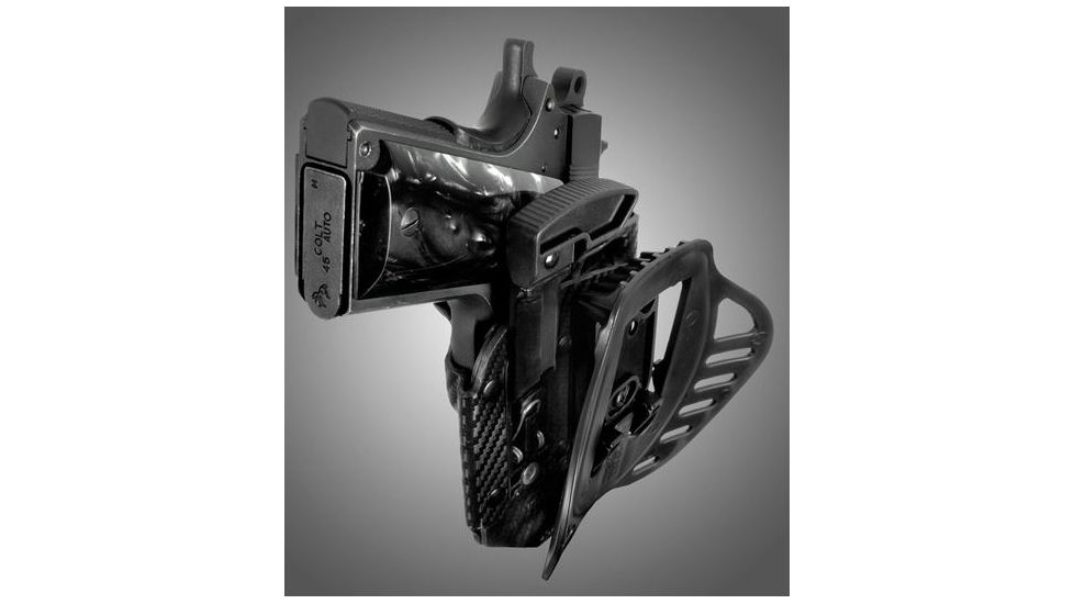 HOGUE ARS Stage 1, Carry Officer Model 1911 Left Hand Holster CF Weave, Black 52943