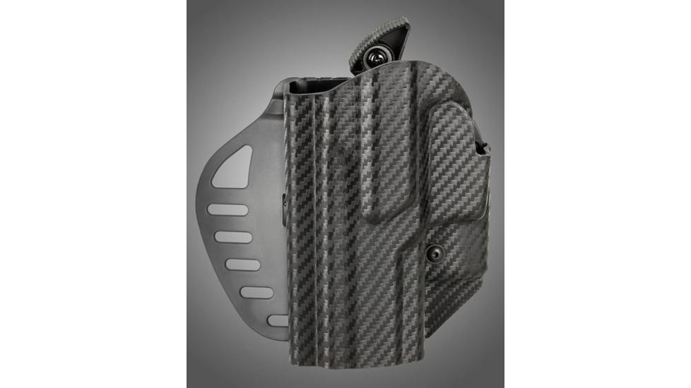 HOGUE ARS Stage 1, Carry Sig Sauer P250 Compact Left Hand Holster CF Weave, Black 52925