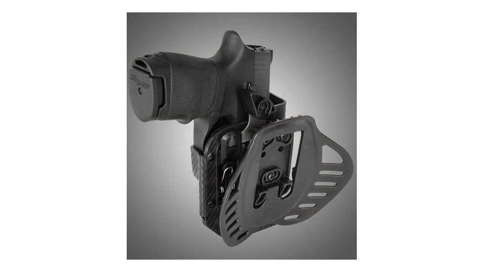 HOGUE ARS Stage 1, Carry Sig Sauer P250 Compact Left Hand Holster CF Weave, Black 52925